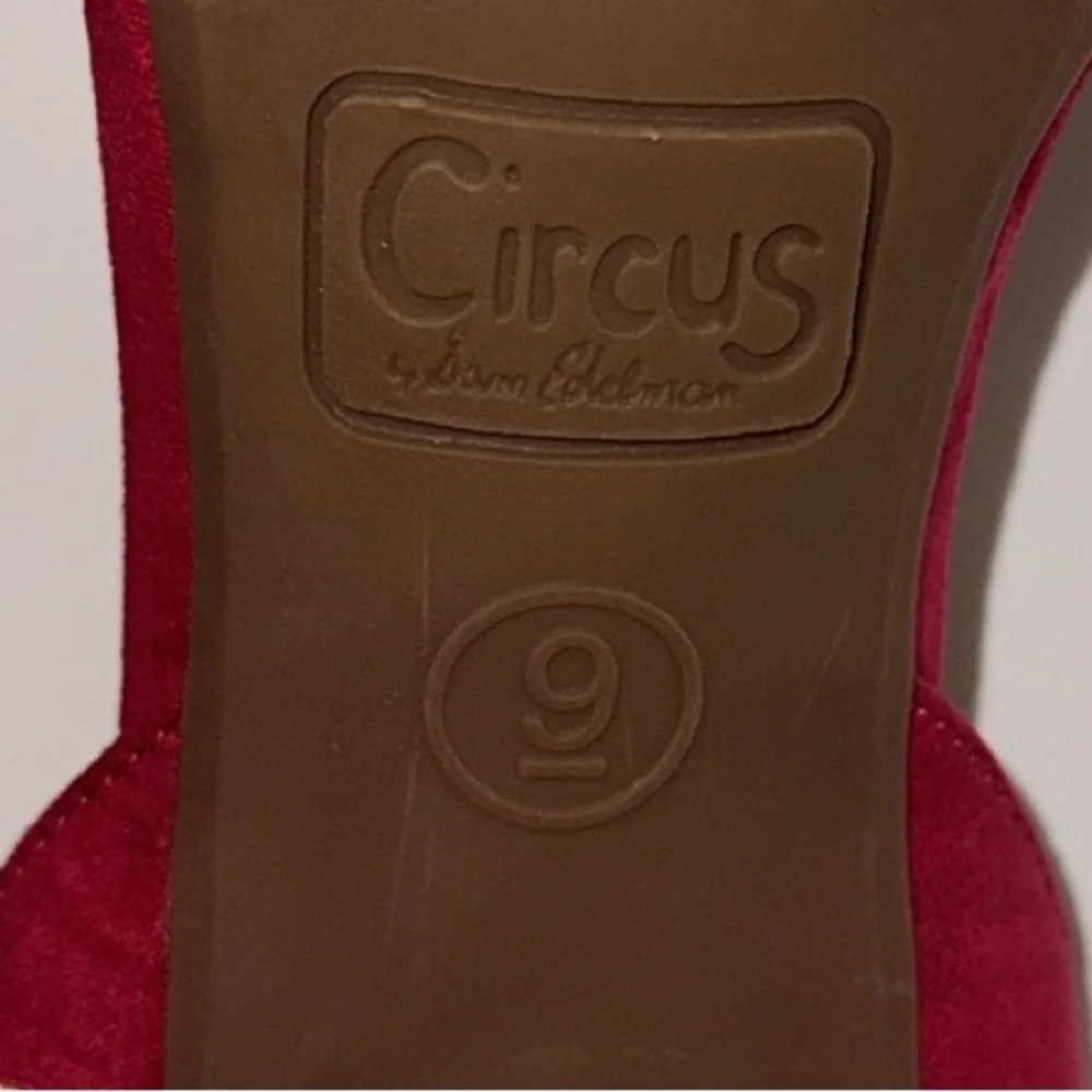 Sam Edelman Circus Annette Platform Heel Slingback Sandal Women’s 9 Pink - Picture 9 of 12